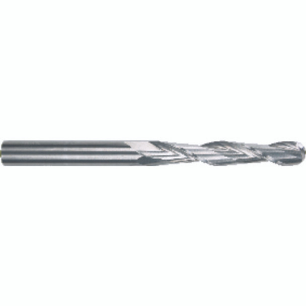 1" Dia. × 1" Shank " DOC × 6" OAL, Carbide 2 Flute, 30° Helix, Ballnose End Mill Series/List #5952