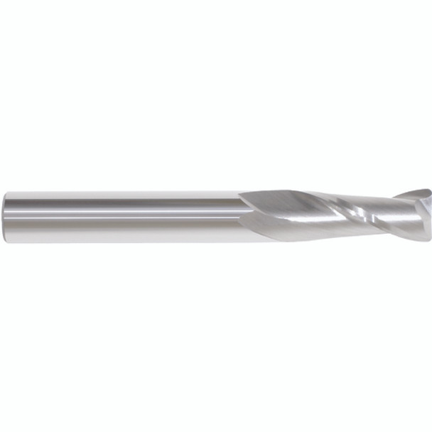 3/16" /16" × 5/8" × 2" 0.0150" C/R 2 Flute Single End Carbide Finishing End Mill-Uncoated Series/List #5967