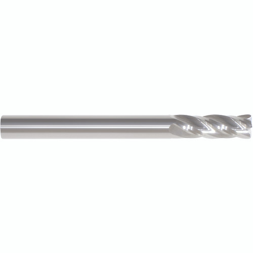 1/4" × 1/4" /4" × 2 1/2" 0.0600" C/R 4 Flute Single End Carbide Finishing End Mill-Uncoated Series/List #5968