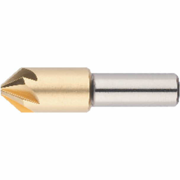 1/4" Cutting Dia. 1/4"Shank Dia, 6 Flute, 82 Degrees, HSSCo Countersink Series/List #1755 1/4" Cutting Dia. 1/4"Shank Dia, 6 Flute, 82 Degrees, HSSCo Countersink Series/List #1755