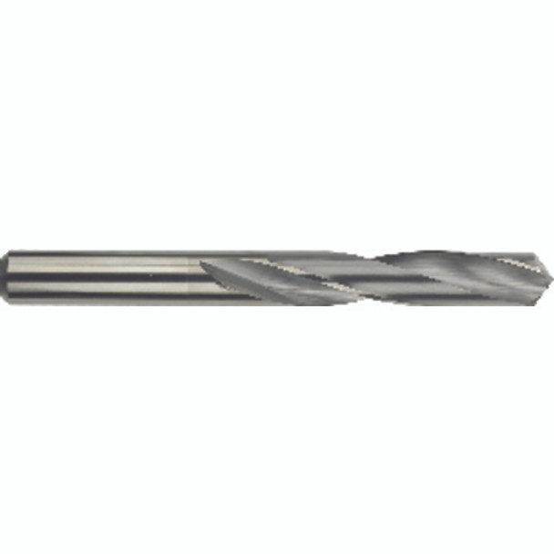 Q Dia. x 0.332" Shank × 2-1/2" Flute Length × 4" OAL, Standard, 118°, AlTiN, 2 Flute, External Coolant, Round Solid Carbide Drill Series/List #5374T