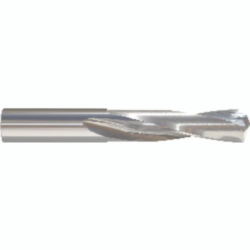 J Dia. x 0.277" Shank × 1-1/2" Flute Length × 2-11/16" OAL, Screw Machine, 135°, Bright, 2 Flute, External Coolant, Round Solid Carbide Drill Series/List #5375