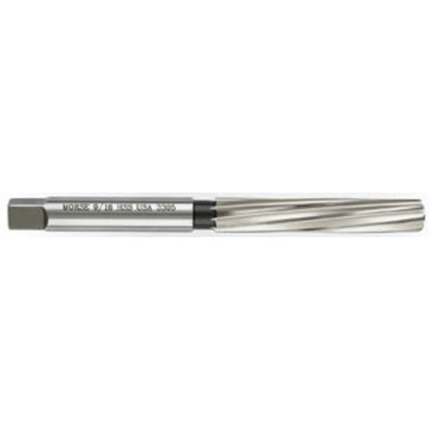 1-1/8 Dia-HSS-Straight Shank/Left Hand Spiral Flute Hand Reamer Series/List #1602