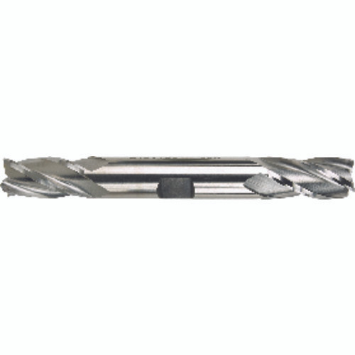 3/8" /8" /4"  1/2" 4 Flute Double End HSS Finishing Center Cutting End Mill-TiN Series/List #4553G