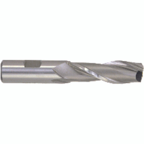 1-1/4 Dia. × 5-1/2 Overall Length 2-Flute Square End High Speed Steel SE End Mill-Round Shank-Center Cut-Uncoated Series/List #4599