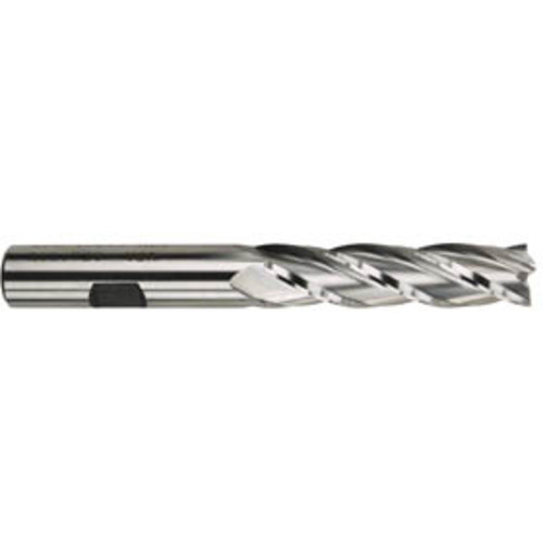 5/16 Dia. -1/8 Overall Length 4-Flute Square End Cobalt SE End Mill-Round Shank-Center Cutting -Uncoated Series/List #4587