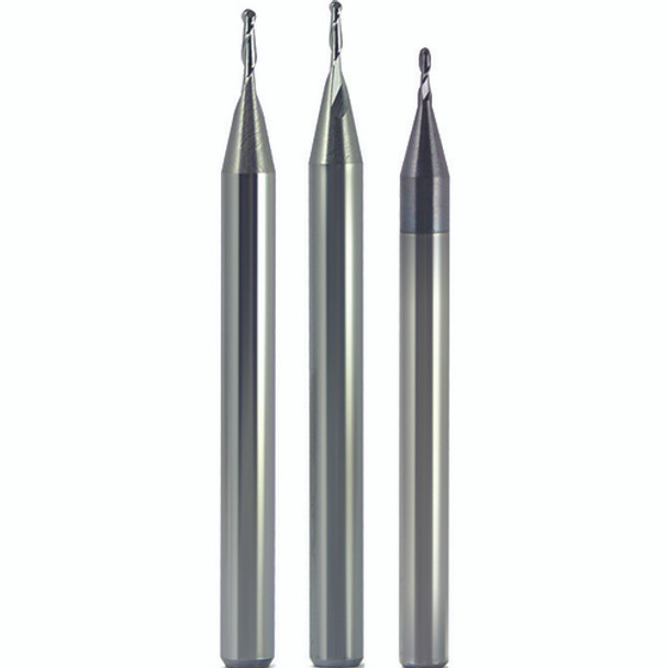 0.037" Dia. × 1/8" Shank × 0.111" DOC × 1-1/2" OAL, Carbide Uncoated, 2 Flute, Ballnose End Mill Series/List #5915