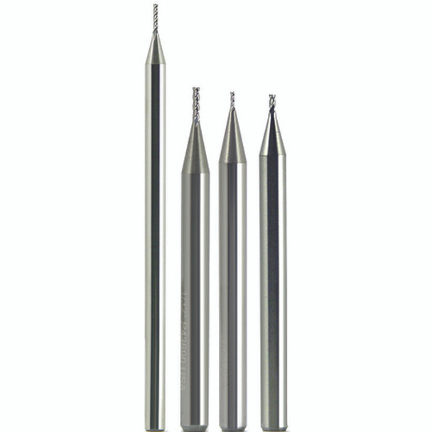 0.0490" × 1/8" × 0.1470" × 1 1/2" 4 Flute Single End Carbide Finishing Center Cutting End Mill-Uncoated Series/List #5918