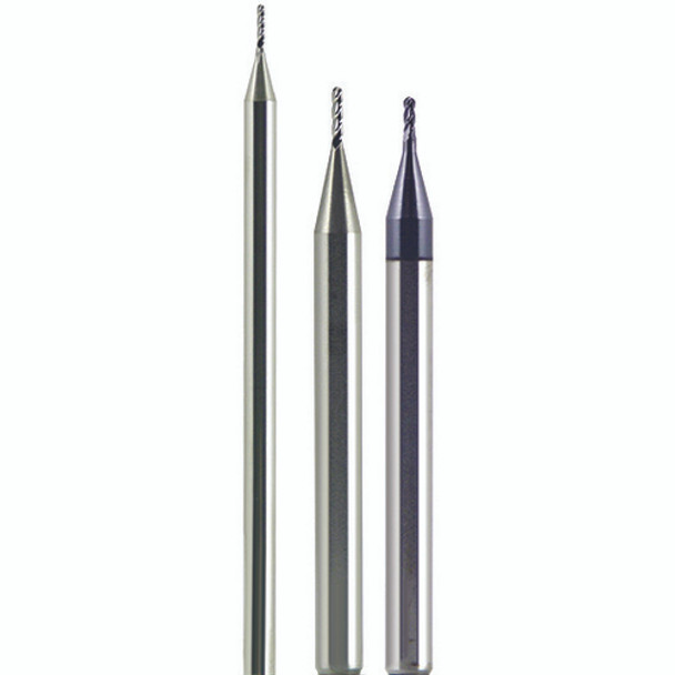 0.023" Dia. × 1/8" Shank × 0.069" DOC × 1-1/2" OAL, Carbide AlTiN, 4 Flute, Ballnose End Mill Series/List #5919T