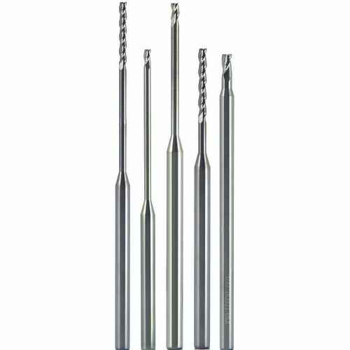 0.0650" × 1/8" × 0.0970" × 2 1/2" 3 Flute Single End Carbide Finishing Center Cutting End Mill-DLC Series/List #5916E