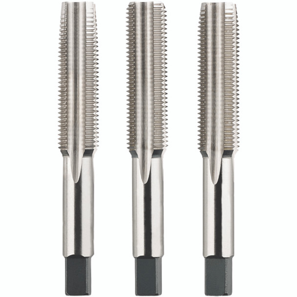 7/16-20 H3 4-Flute High Speed Steel Hand Tap Set-Bright Series/List #2046