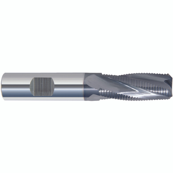 3/4" /4" " × 6" 0.0250" C/R 4 Flute Single End Carbide Roughing End Mill-ALTiN Series/List #5971T