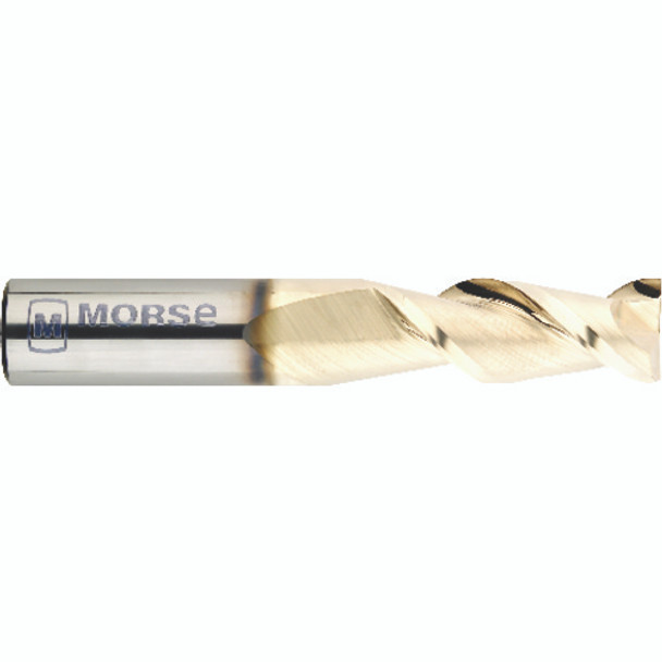 5/8" × 5/8" × 1 5/8"  1/2" 0.0070-0.0100 C/R 2 Flute Single End Carbide HPE High Performance End Mill-ZrN Series/List #5990