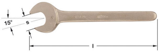 Wrench, Open End 22mm