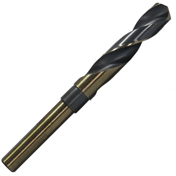 13/16" Reduced Shank HSS Black & Gold KFD Drill Bit