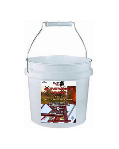 Rust-Pro One Step Rust Converter & Primer - 5 Gallon RO-500 - First ...