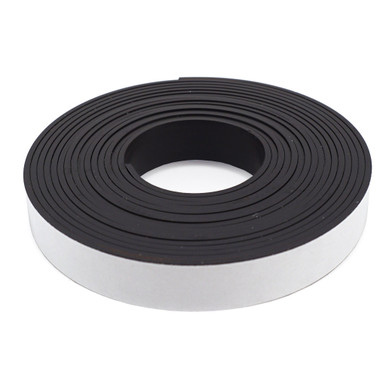 Flexible Magnetic Strip with Adhesive - 30'' L x 1'' W x 0.06'' Thk. 07053