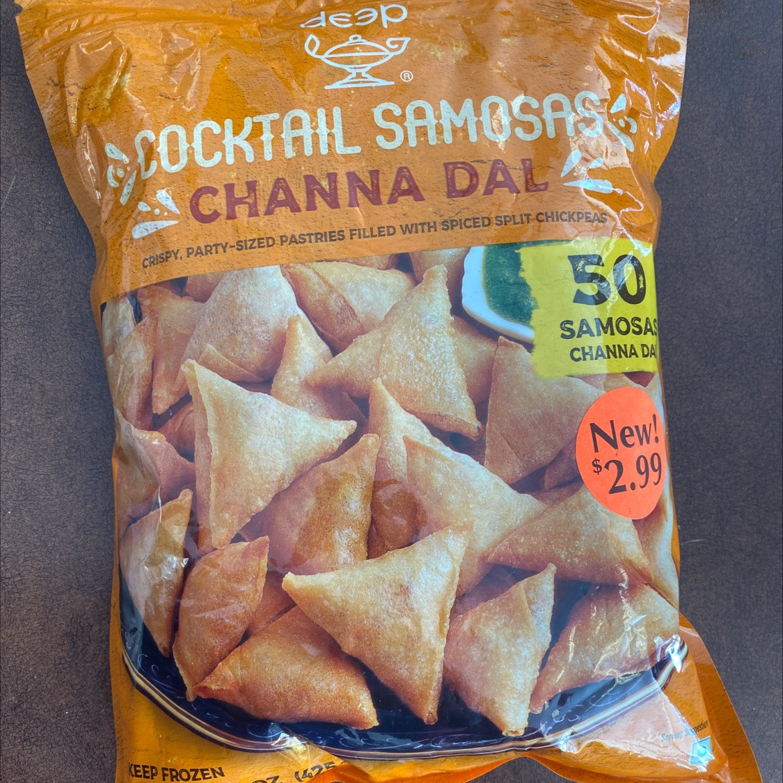 Deep Frz Cocktail Dal Samosa 50pc - Mantra Bazaar