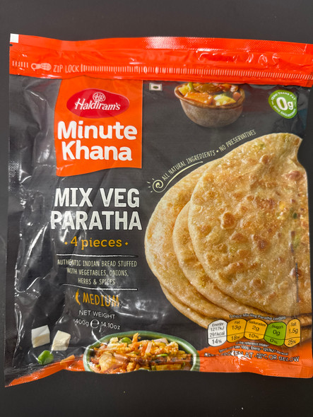 Haldiram's Frz Mix Veg Paratha