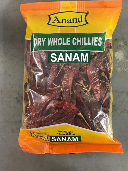 Red Chilli Whole Sanam 7oz - Anand