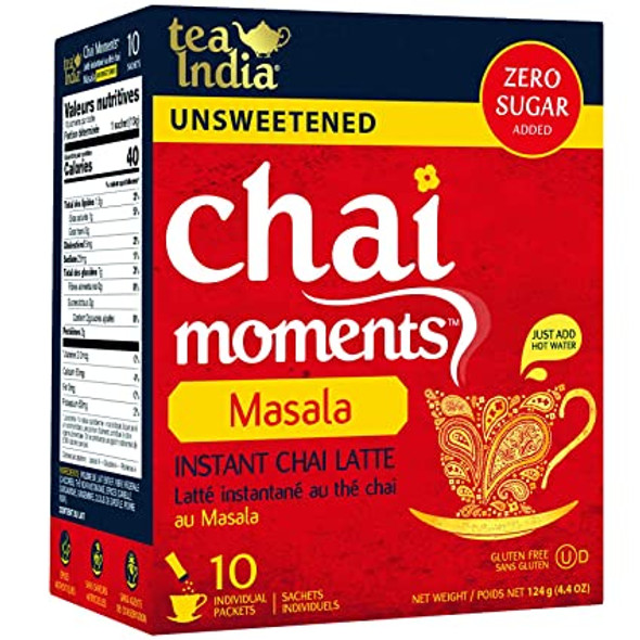 Tea India Chai Moments Unsweetened 10pk