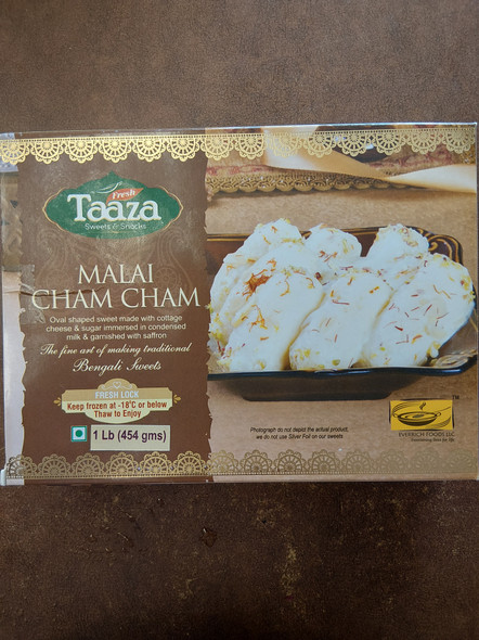 Taaza Frz Malai Cham Cham 340g