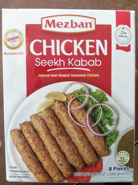 Mezban Chicken Seekh Kabab FP - Mild