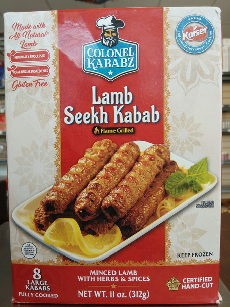 Colonel Frz Lamb Seekh Kabob 8pc