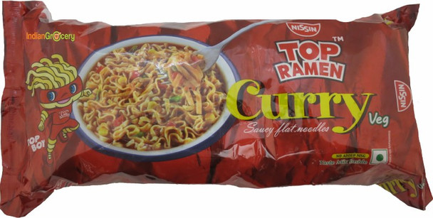 Top Ramen Curry Noodles 4 Pack