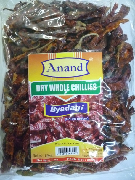 Red Chilli Whole Byadgi 7oz - Anand