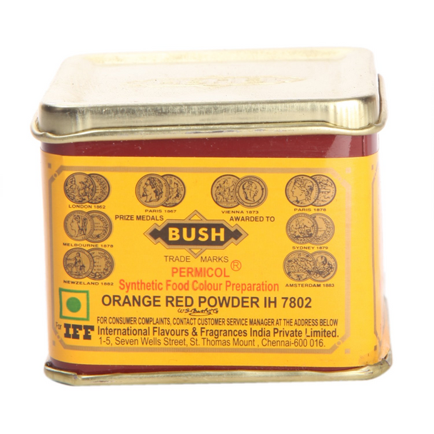 Bush Orange Red Food Color 100g