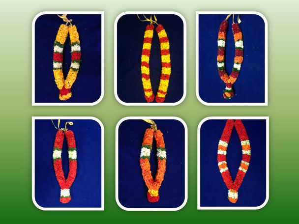 Button Rose Garland 2ft (0.75ftx0.75ft)