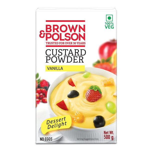 Brown & Poulson Custard Powder 500g