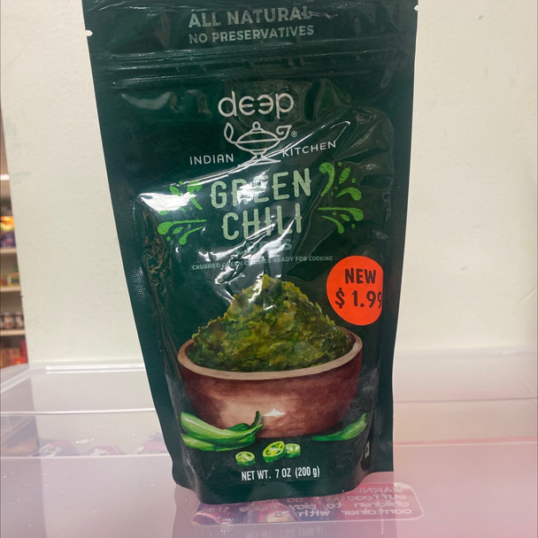 Deep Frz Green Chilli Cubes 7oz