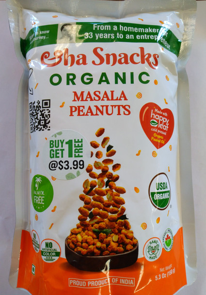 Aaha Snacks - Masala Peanuts 170g