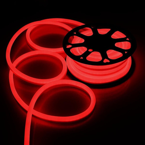 RED Flexible IP65 Waterproof Dimmable Neon LED Strip Light 220 – 240V 9W/m
