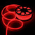 RED Flexible IP65 Waterproof Neon LED Strip Light 12V DC 9W/m
