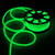 GREEN Flexible IP65 Waterproof Neon LED Strip Light 12V DC 9W/m
