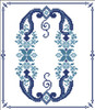 Decorative Blue Alphabet O