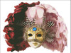 Venetian Mask Cross Stitch Pattern