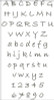 Hand Writing Stylish Alphabet