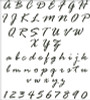 Italics Styled Alphabet