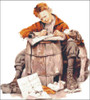 Boy Writing a Letter