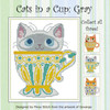 Cats in a Cup Gray