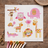 Candy Stripes Zoo Pink