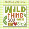 Quotables Wild Thing Cross Stitch Pattern