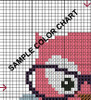 Catch Me Video Game Icons Cross Stitch Pattern