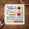 Teacher Cross Stitch Pattern Sampler