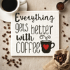 Quotables Coffee Everything Cross Stitch Sampler