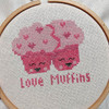 Loving Pair Kawaii Cute Food Collection PDF Cross Stitch Pattern
